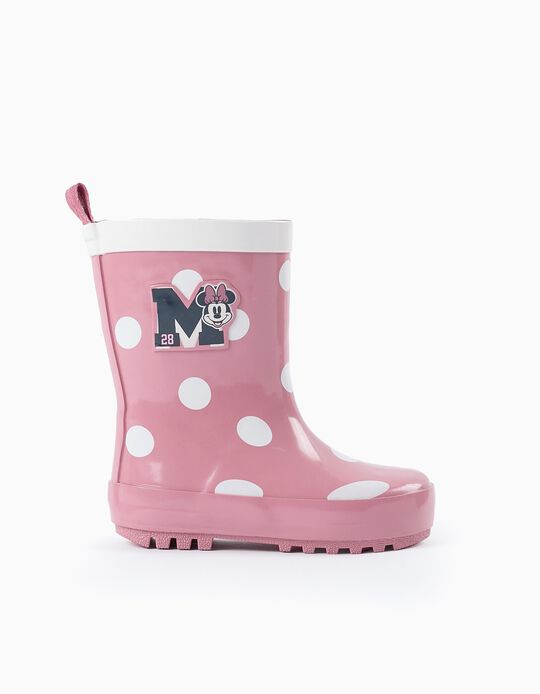 Buy Online Polka Dot Wellies for Baby Girls 'Minnie', Pink/White