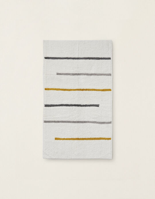 Striped Rug Grey/Yellow ZY Baby 90X150Cm