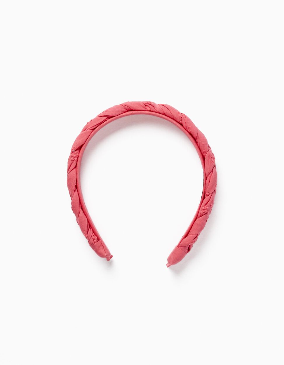 Buy Online Fabric Headband with Braided Detail for Girls, Pink