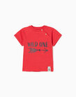 T-Shirt for Baby Boys 'Wild One', Red