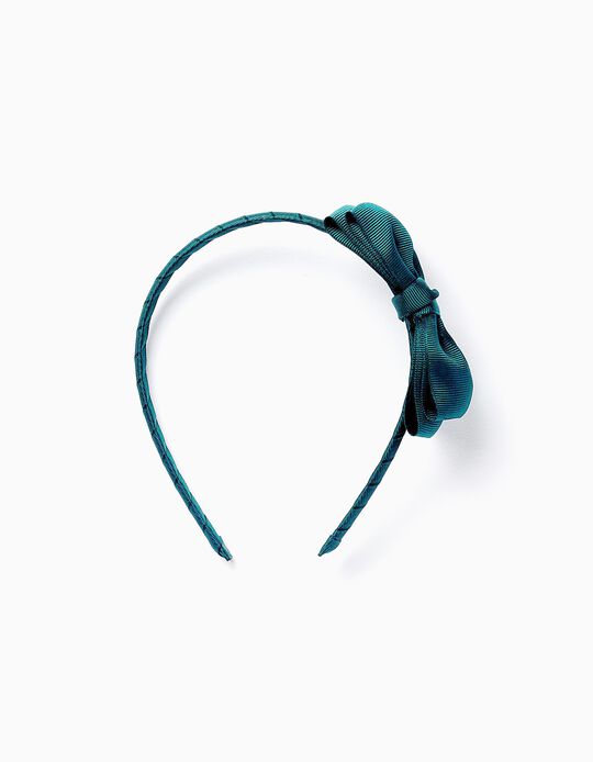 Buy Online Headband with Bow for Baby and Girls, Green