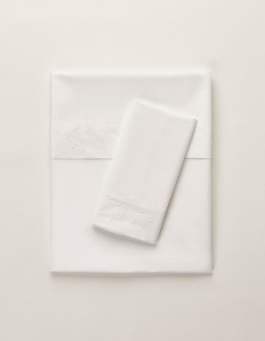 Sheet Pure White Zy Baby White 160X95Cm