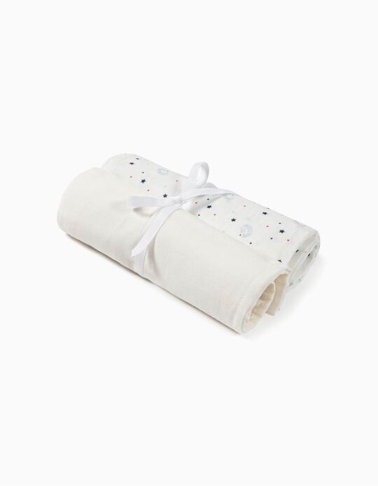 PACK OF 2 MUSLIN NAPPIES 70 X 70 CM BY ZY BABY