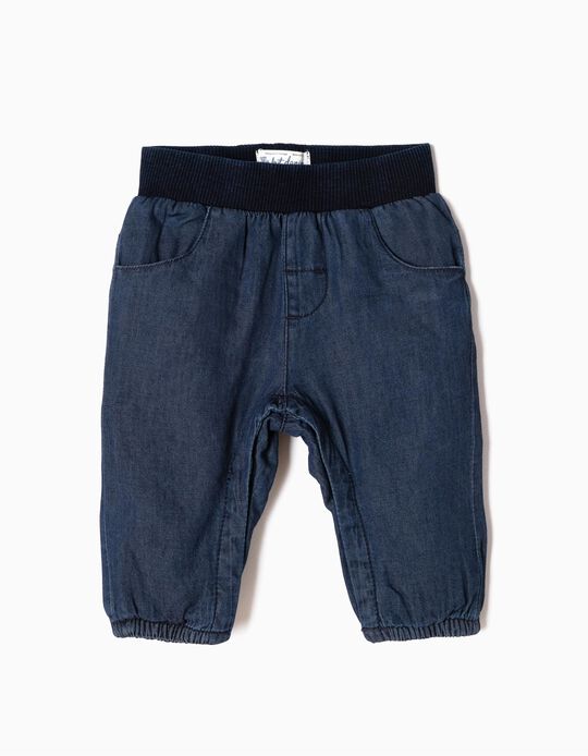 Denim Trousers for Newborn 'My 1st Denim', Blue