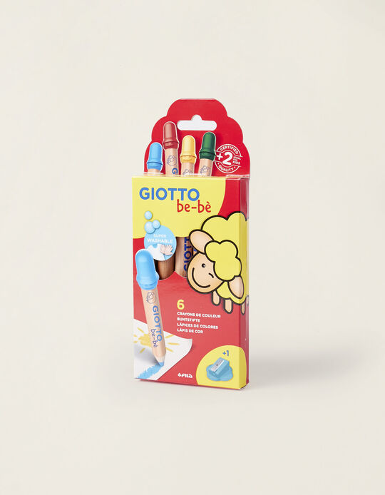 Comprar Online Pack de 6 Lápis De Cor Giotto Be-Bè 2A+
