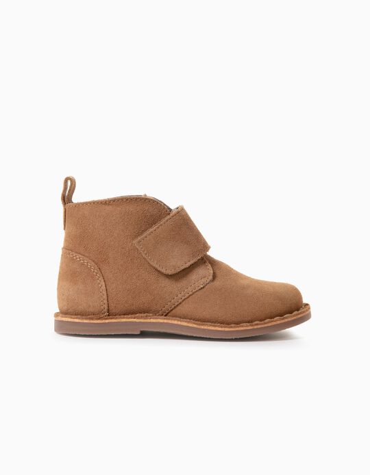 Suede Boots for Baby Boys 'Scotland', Camel 