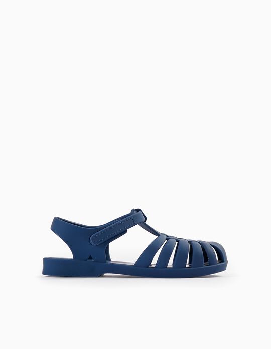 Rubber Sandals for Boys 'Jellyfish', Dark Blue