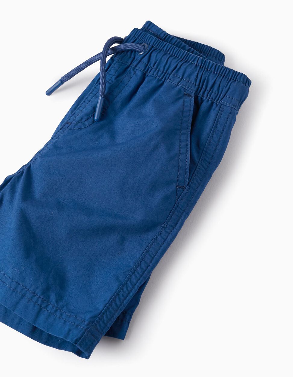 Buy Online Poplin Shorts for Baby Boys, Dark Blue