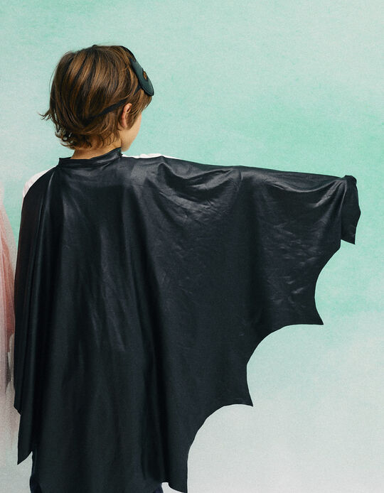 Comprar Online Capa de Asas de Morcego para Criança, Preto