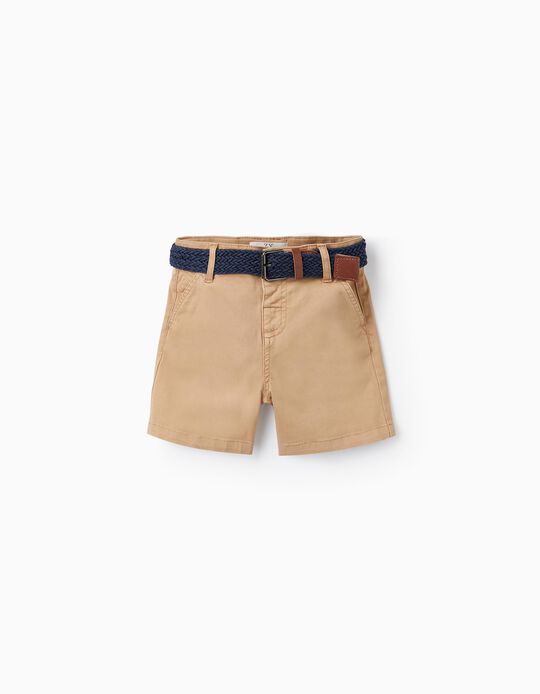 Shorts with Belt for Baby Boys 'B&S', Beige