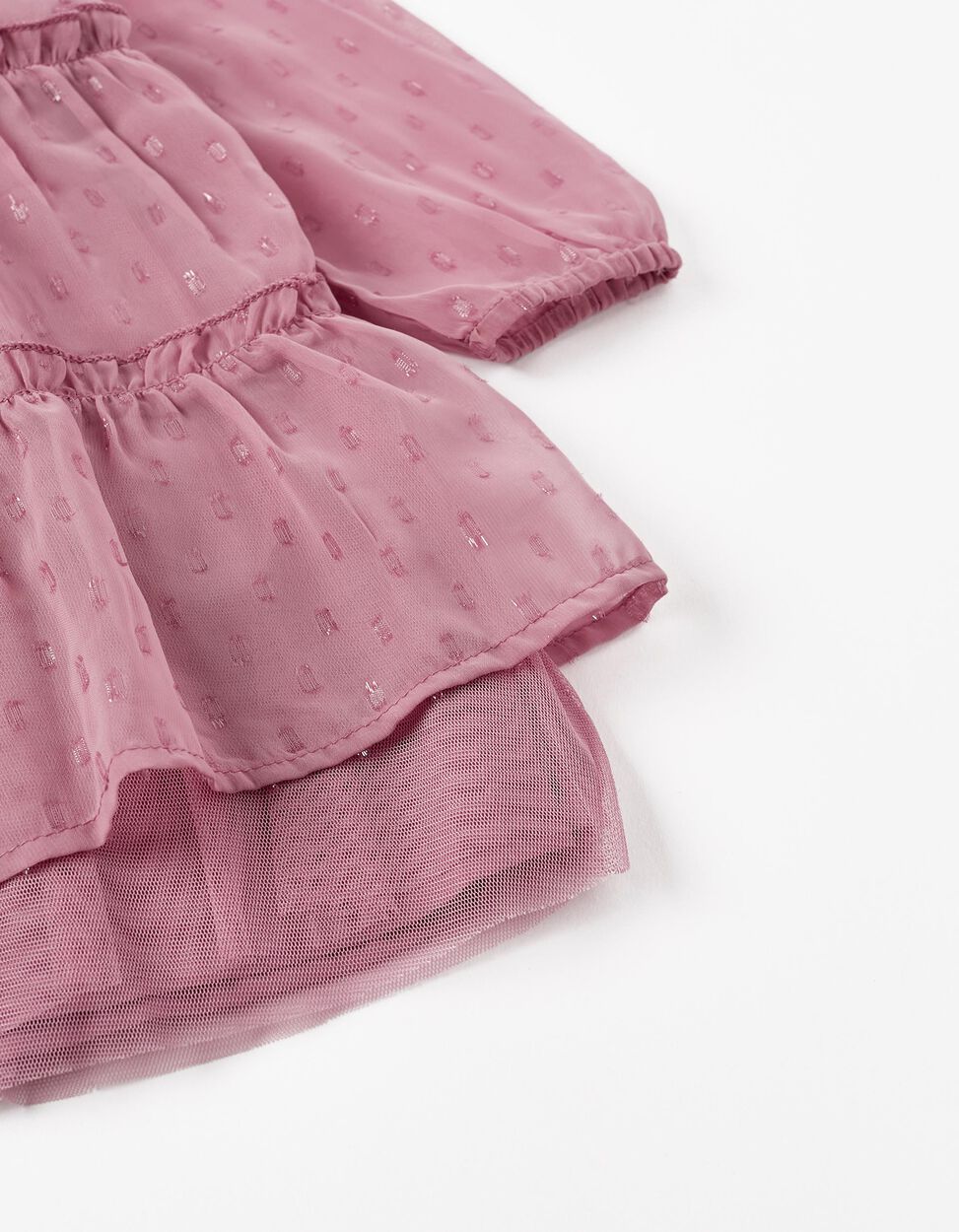 Buy Online Long Sleeve Dress for Baby Girls, Light Purple