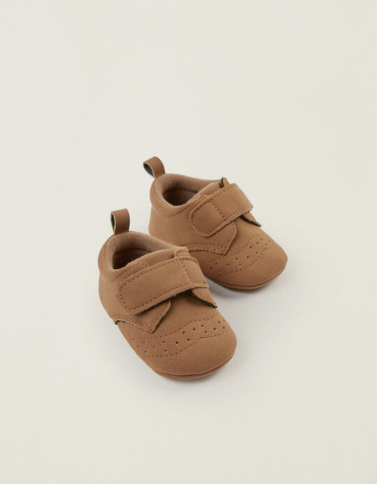 Oxford Shoes for Newborn Baby Boys, Brown