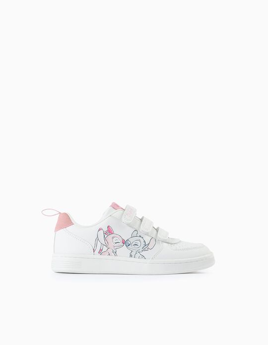 Buy Online Trainers for Girls 'Stitch & Angel', White/Pink