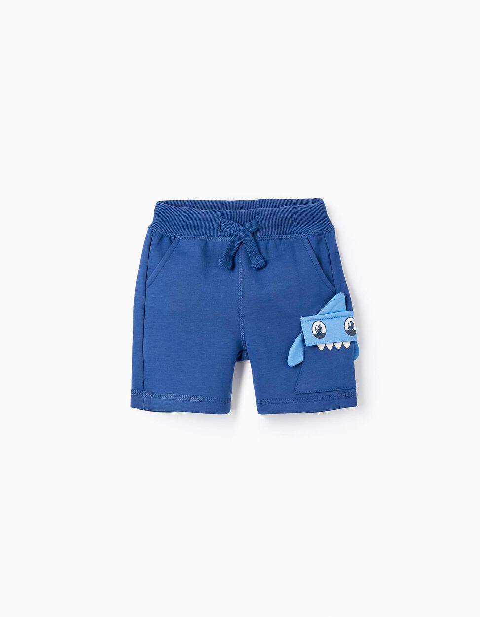 Buy Online Cotton Shorts for Baby Boys 'Shark', Dark Blue