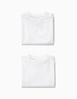2-Pack T-shirt for Baby Boys, White