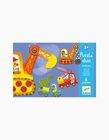 Articulated Vehicle Puzzle Djeco 2Y+