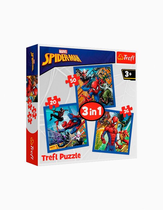 3 in 1 Puzzle Spiderman Trefl 3A+