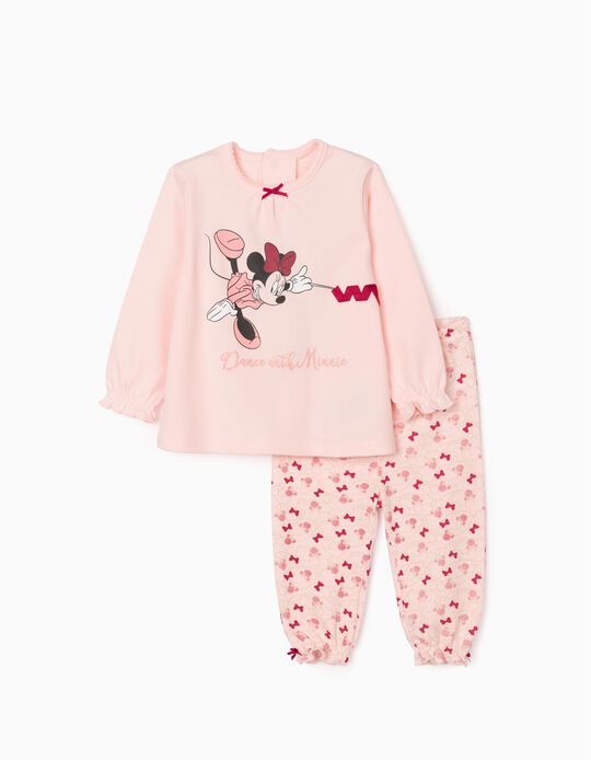 Pyjama for Baby Girls 'Dance with Minnie', Pink