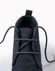 Buy Online Suede Leather Boots for Boys, Dark Blue