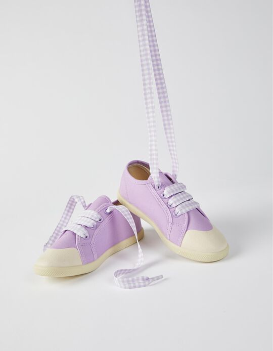 Fabric Trainers for Girls 'ZY Delicious', Lilac