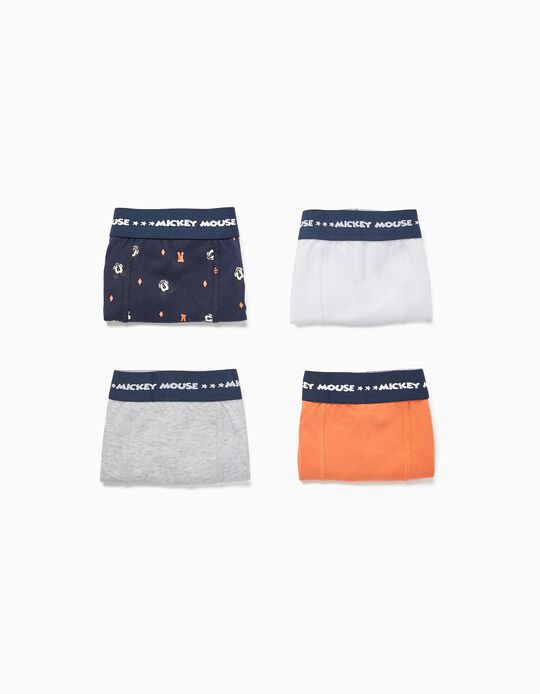 4-Pack Boxer Shorts for Boys 'Mickey Vintage', Multicoloured