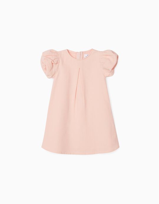 Flare Dress for Baby Girls, Coral
