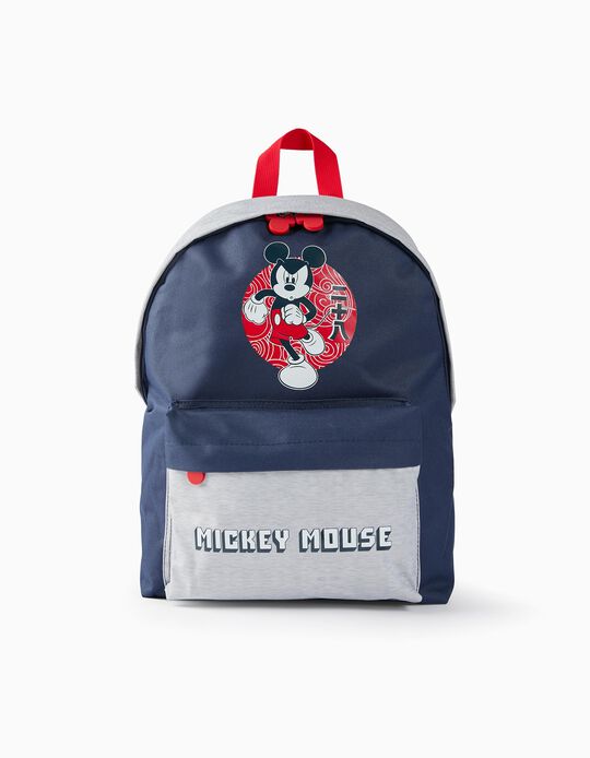 Backpack for Boys 'Mickey', Dark Blue/Grey