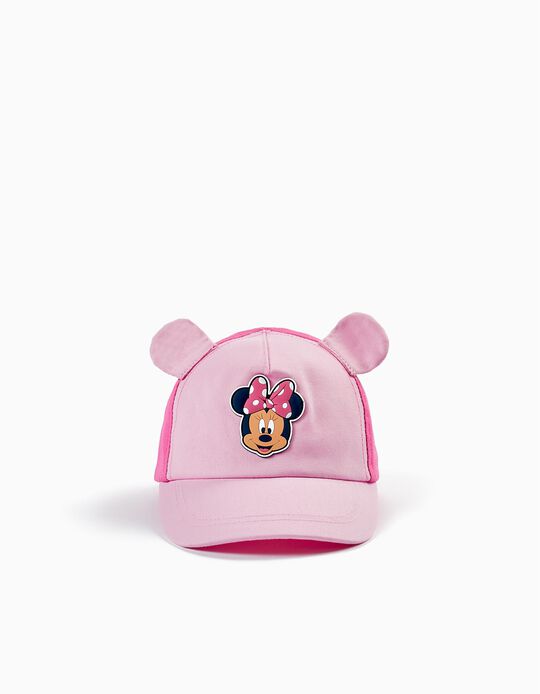 Cotton Cap for Baby Girls 'Minnie', Pink