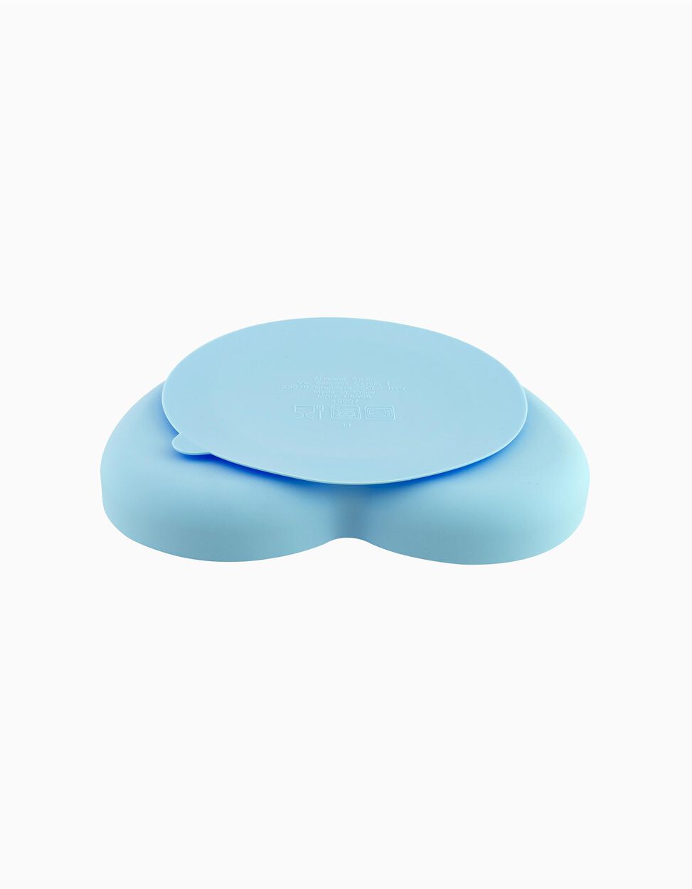 Assiette silicone Eat Easy Chicco Heart bleue