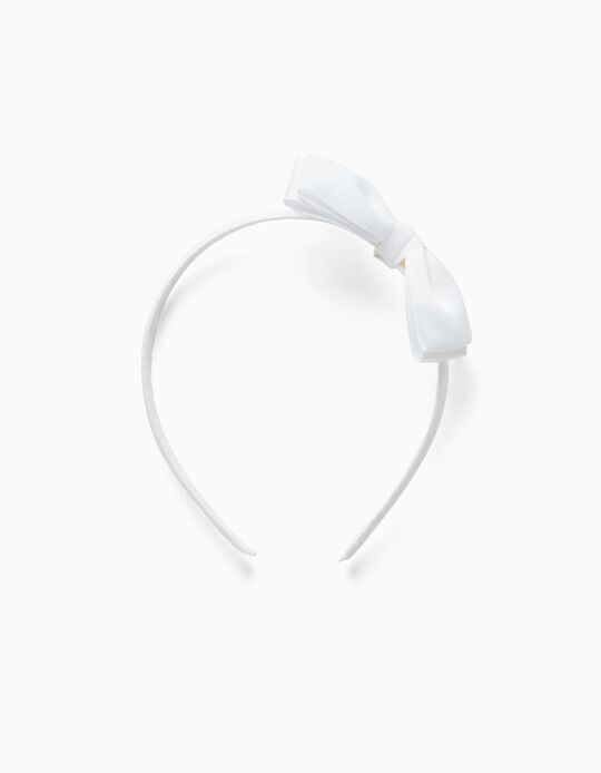 Alice Band for Babies and Girls, White