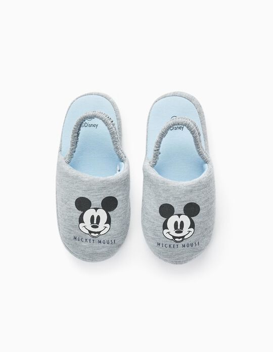 Slippers for Boys 'Mickey', Grey/Blue