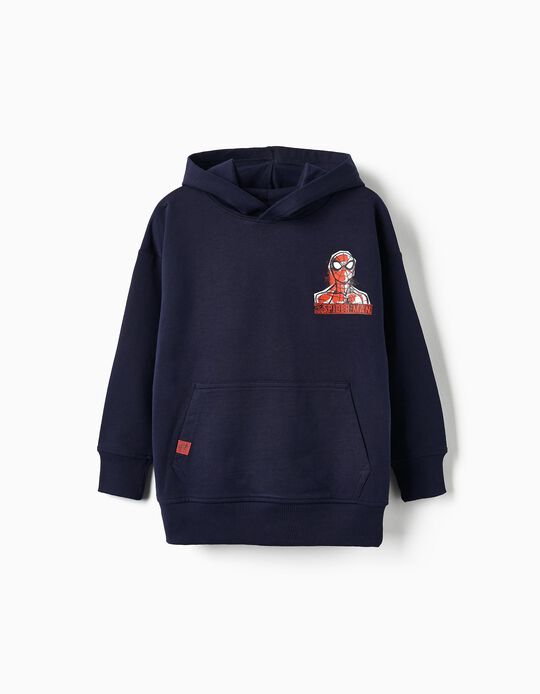 Buy Online Hooded Sweatshirt for Boys 'Spider-Man', Dark Blue