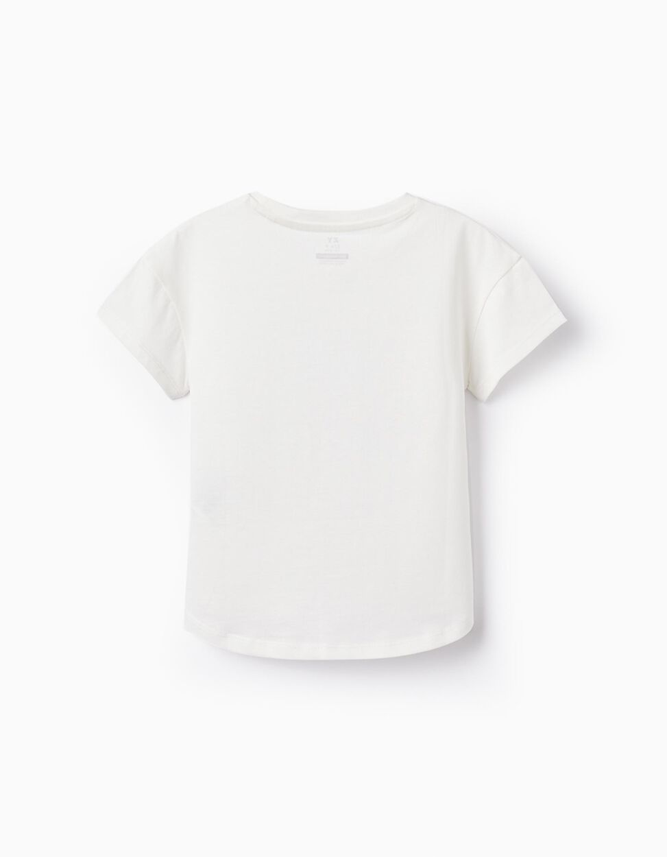 Comprar Online T-shirt de Algodão para Menina 'Cha Cha Cha', Branco