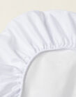 Protector De Colchón Impermeable Para Cuna 80x50cm Interbaby Blanco