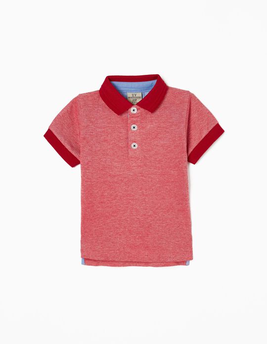 Polo for Baby Boys 'B&S', Red/White