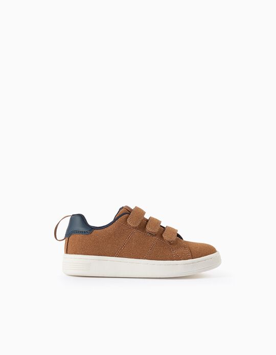 Buy Online Suede Trainers for Boys 'ZY 1996', Dark Camel