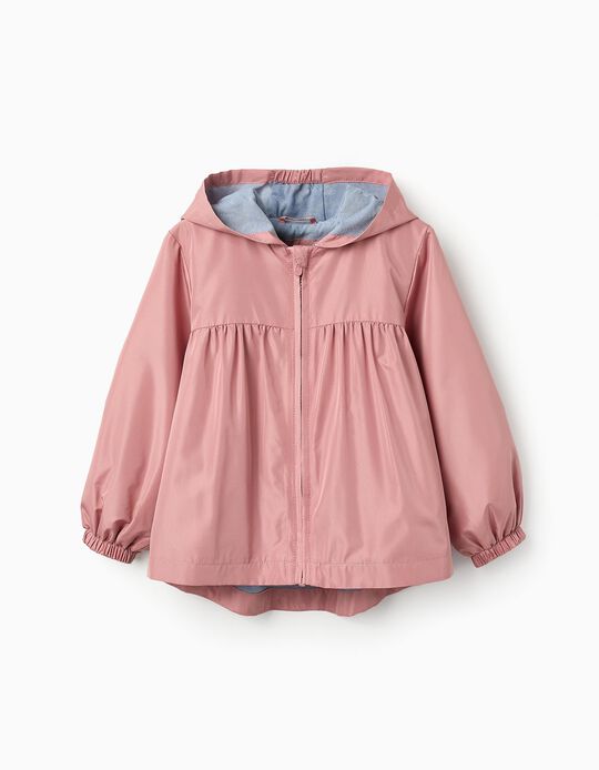 Buy Online Hooded Windbreaker for Girls, Pink