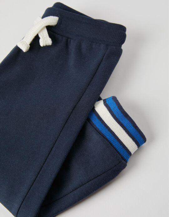 Pantalon de Sport Bébé Garçon, Bleu Foncé
