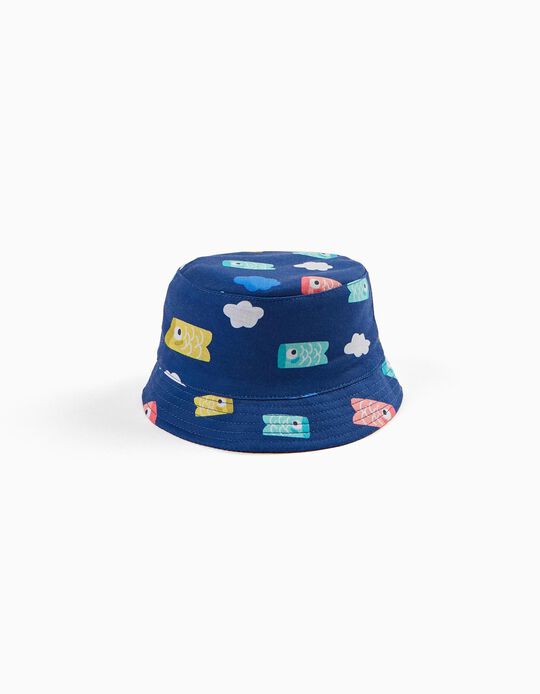 Sombrero para Bebé Niño 'Fish', Azul