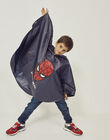 Poncho Rain Cape for Boys 'Spider-Man', Dark Blue