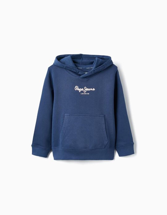 Cotton Sweatshirt for Boys 'Pepe Jeans', Dark Blue