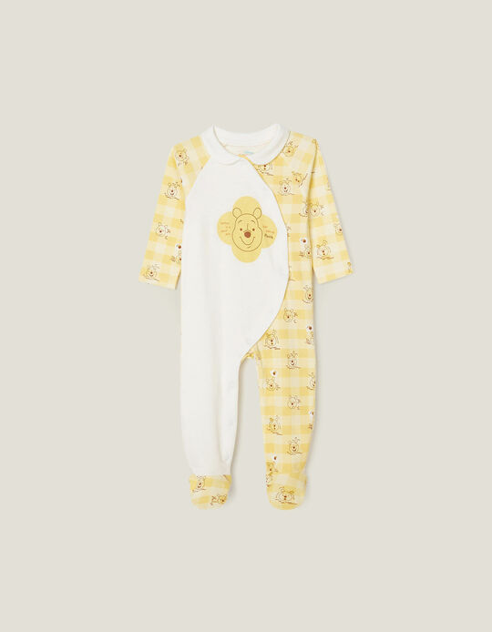 Sleepsuit for Baby Boys 'Winnie The Pooh', Yellow/White