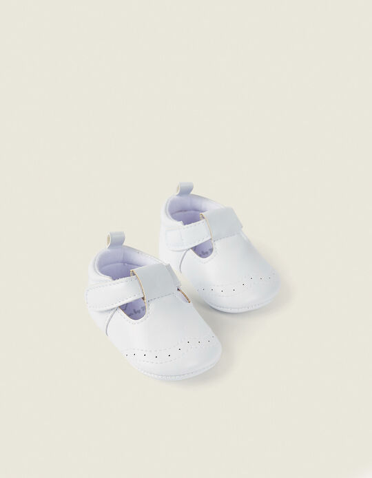 Shoes for Newborn Baby Girls, White