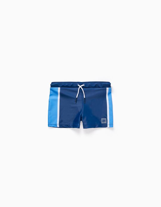 UPF60 Swim Shorts for Boys, Dark Blue
