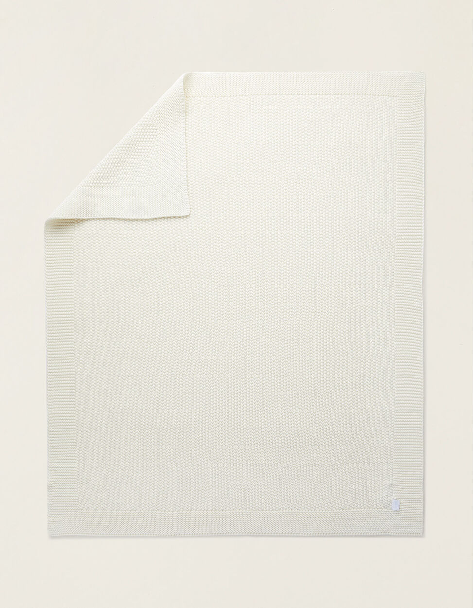 Manta de Punto Tricot Plain 75x90 cm Zy Baby White