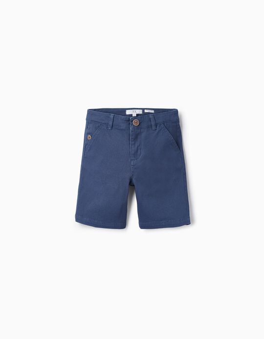 Chino Shorts for Boys, Blue
