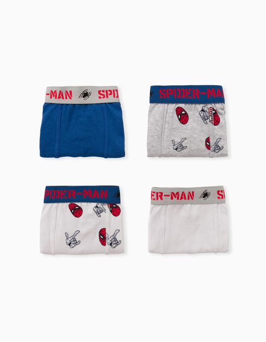 4 Boxer Shorts 'Spider-Man', Multicoloured