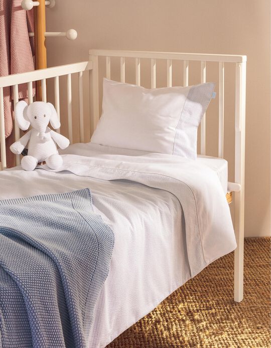 Couette 120X60Cm Essential Blue Zy Baby