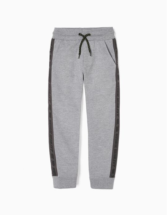 Cotton Joggers for Boys 'Cyber Reality', Grey