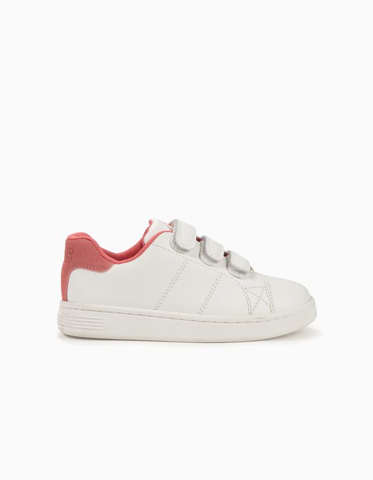 Sneakers for Girls 'ZY 1996', White and Pink
